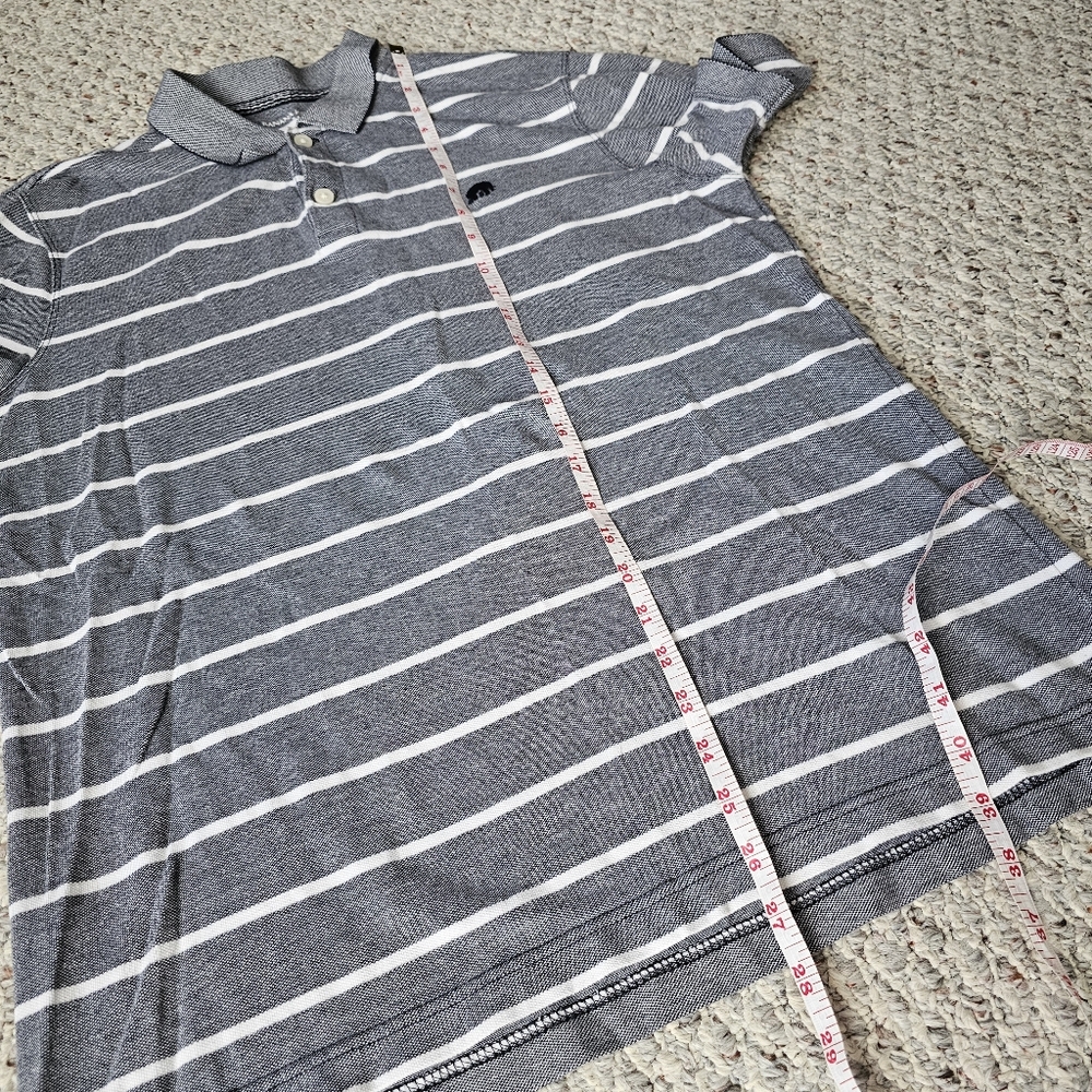 ⛳ Banana Republic Mens Collared Striped Polo - Size L - Picture 10 of 10
